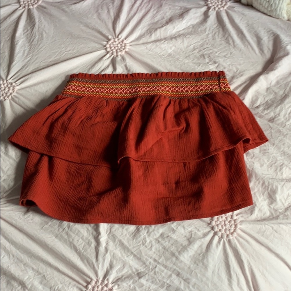 Burnt orange tube top